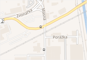 Masná v obci Brno - mapa ulice