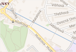 Matalova v obci Brno - mapa ulice