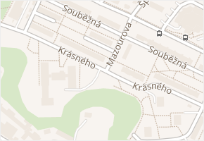 Mazourova v obci Brno - mapa ulice