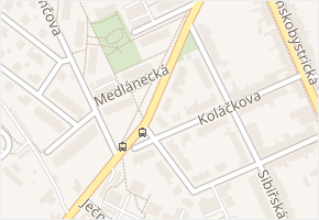 Medlánecká v obci Brno - mapa ulice