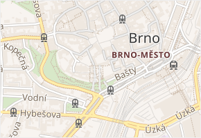 Muzejní v obci Brno - mapa ulice