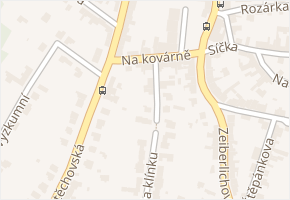 Na kovárně v obci Brno - mapa ulice