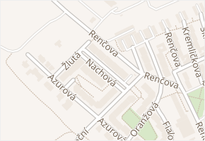 Nachová v obci Brno - mapa ulice