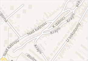 Nad kašnou v obci Brno - mapa ulice