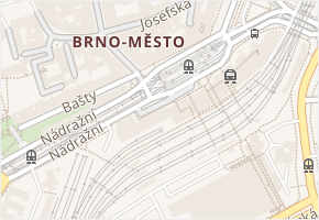 Nádražní v obci Brno - mapa ulice