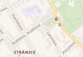 náměstí Míru v obci Brno - mapa ulice