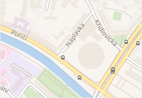 Náplavka v obci Brno - mapa ulice