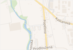 Nenovická v obci Brno - mapa ulice
