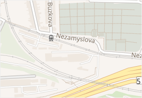 Nezamyslova v obci Brno - mapa ulice