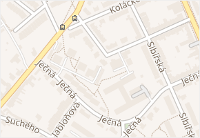 Olšanského v obci Brno - mapa ulice