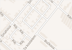 Ondřeje Veselého v obci Brno - mapa ulice