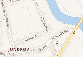 Optátova v obci Brno - mapa ulice