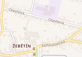 Otevřená v obci Brno - mapa ulice