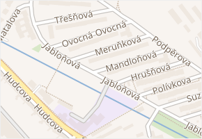 Ovocná v obci Brno - mapa ulice