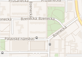 Pálavské náměstí v obci Brno - mapa ulice