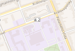 Pešinova v obci Brno - mapa ulice
