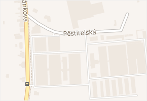 Pěstitelská v obci Brno - mapa ulice