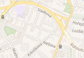 Pflegrova v obci Brno - mapa ulice