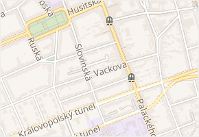 Podešvova v obci Brno - mapa ulice