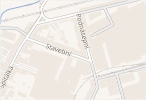 Podnásepní v obci Brno - mapa ulice