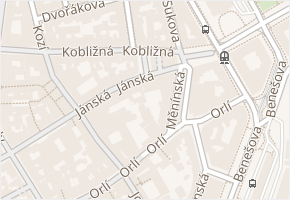 Pohořelec v obci Brno - mapa ulice