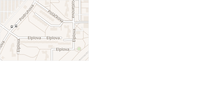 Poláčkova v obci Brno - mapa ulice