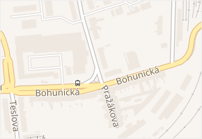Pražákova v obci Brno - mapa ulice