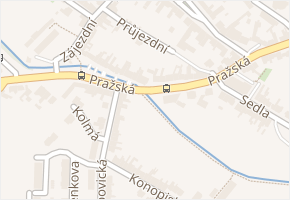 Pražská v obci Brno - mapa ulice