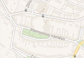 Přemyslovo náměstí v obci Brno - mapa ulice