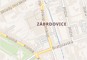 Příkop v obci Brno - mapa ulice