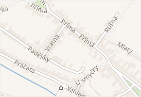 Přímá v obci Brno - mapa ulice