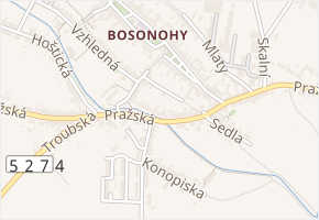 Průjezdní v obci Brno - mapa ulice