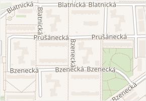 Prušánecká v obci Brno - mapa ulice