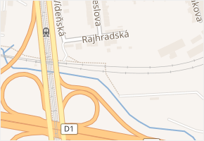 Rajhradská v obci Brno - mapa ulice