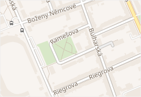 Ramešova v obci Brno - mapa ulice