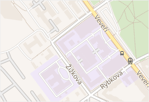 Resslova v obci Brno - mapa ulice