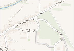 Rolencova v obci Brno - mapa ulice