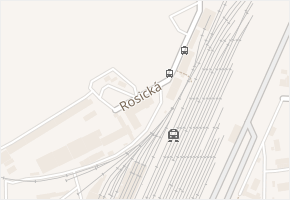 Rosická v obci Brno - mapa ulice