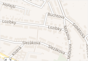 Rovinka v obci Brno - mapa ulice