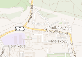 Rovnoběžná v obci Brno - mapa ulice