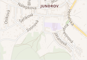 Rozmarýnová v obci Brno - mapa ulice