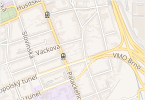 Šafaříkova v obci Brno - mapa ulice