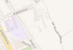 Šaumannova v obci Brno - mapa ulice