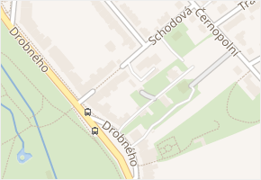Schodová v obci Brno - mapa ulice