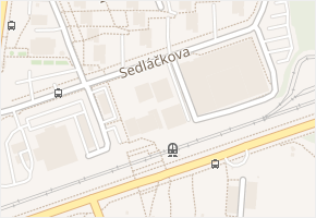 Sedláčkova v obci Brno - mapa ulice