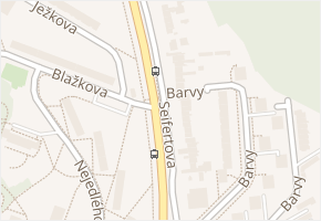 Seifertova v obci Brno - mapa ulice