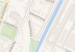 Sekaninova v obci Brno - mapa ulice