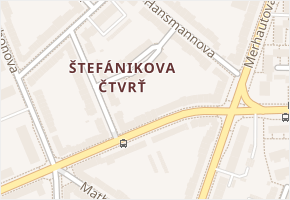 Ševcova v obci Brno - mapa ulice