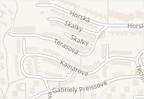 Skalky v obci Brno - mapa ulice
