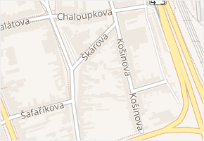 Škárova v obci Brno - mapa ulice